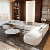 Corner Sofa w/ chaiselong Lux