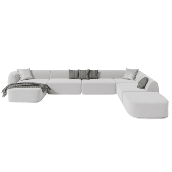 Corner Sofa w/ chaiselong Lux