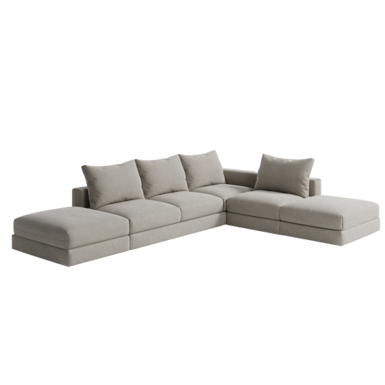 Sofá de canto c/chaiselongue Zen