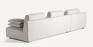 Sofá com chaiselongue Trau