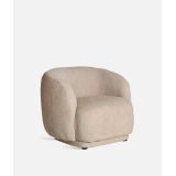 Bouclé private armchair