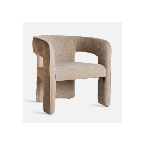 Bouclé private armchair