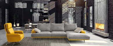 Sofa w/ chaiselong Royd