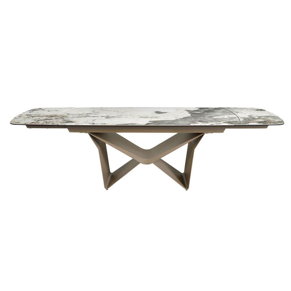 Dinning Table Rectangular Extensible Taup