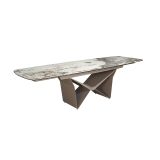 Dinning Table Rectangular Extensible Taup