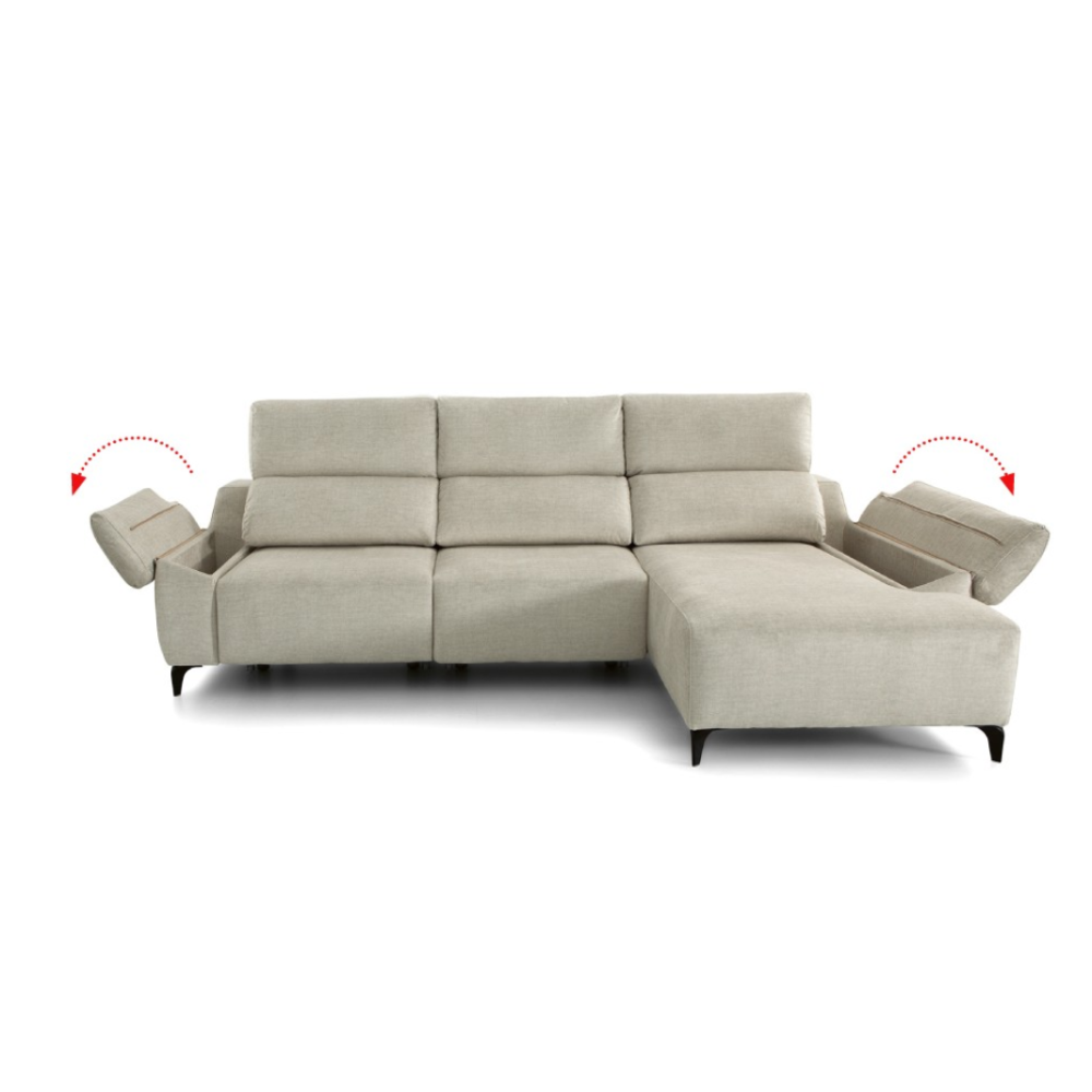 Sofa w/ Chaiselong Nina