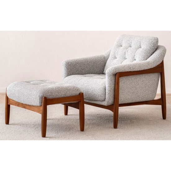 CONJUNTO POLTRONA E POUSA PÉS CILI