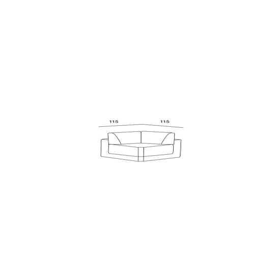 Corner sofa Minotauro