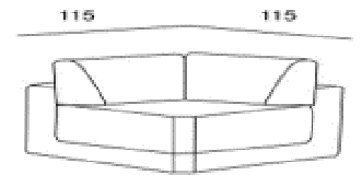 Corner sofa Minotauro